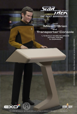 Star Trek: The Next Generation Action Figure 1/6 Chief Miles O'Brien with Transporter Console 30 cm [3]