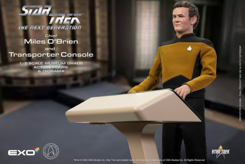 Star Trek: The Next Generation Action Figure 1/6 Chief Miles O'Brien with Transporter Console 30 cm [12]