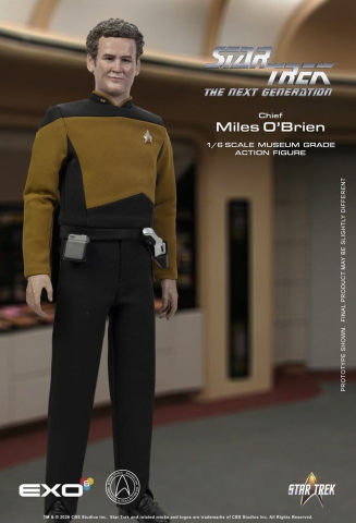 Star Trek: The Next Generation Action Figure 1/6 Chief Miles O'Brien with Transporter Console 30 cm [1]
