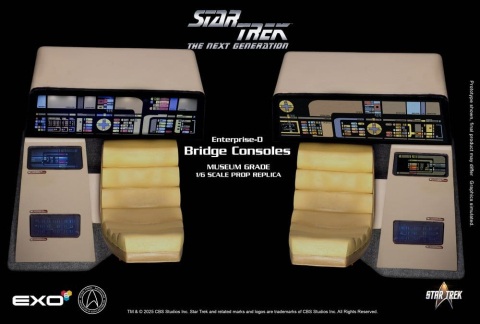 PRECOMENZI - Star Trek: The Next Generation Replica 1/6 Enterprise-D Bridge Consoles Set
