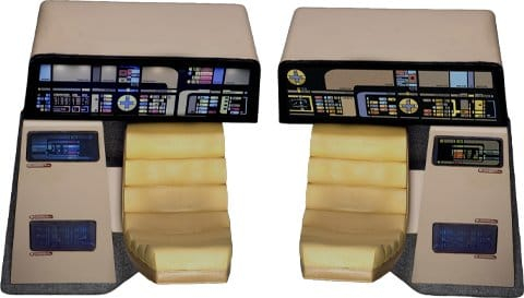 Star Trek: The Next Generation Replica 1/6 Enterprise-D Bridge Consoles Set [13]