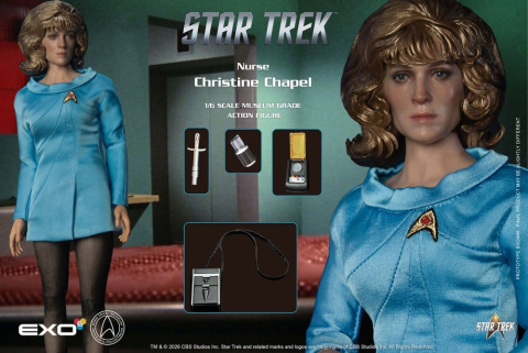 PRECOMENZI - Star Trek: The Original Series Museum Grade Action Figure 1/6 Nurse Christine Chapel 28 cm