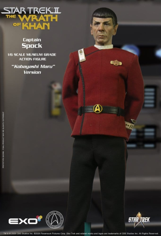 PRECOMENZI - Star Trek: The Wrath of Khan Action Figure 1/6 Captain Spock Kobayashi Maru Version 30 cm