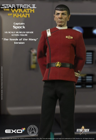 Star Trek: The Wrath of Khan Action Figure 1/6 Captain Spock Needs of the Many Version 30 cm [3]