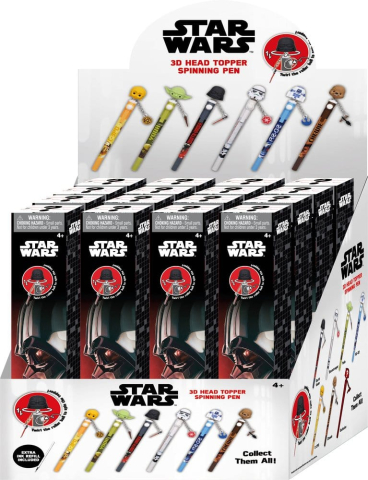 Star Wars 3D Head Topper Spinning Pen Display (12) [2]