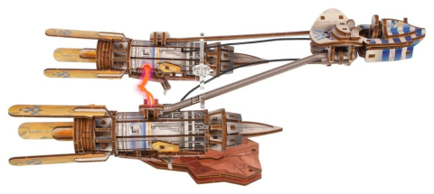 Star Wars 3D Wooden Puzzle Anakin Skywalker's Podracer [11]