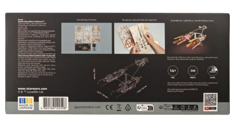 Star Wars 3D Wooden Puzzle Anakin Skywalker's Podracer [23]