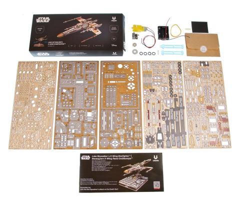 Star Wars 3D Wooden Puzzle Luke Skywalker's X-Wing Starfighter [24]