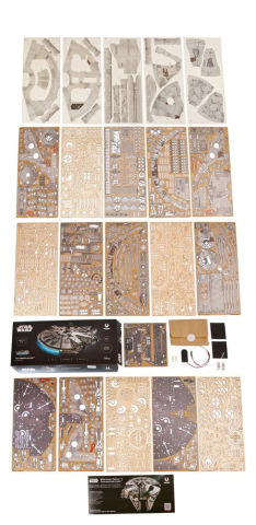 Star Wars 3D Wooden Puzzle Millennium Falcon [24]