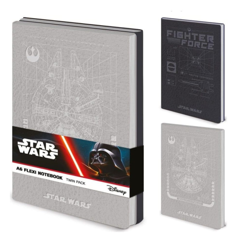 Produse OEM - Star Wars A6 Flexi Notebook Twin Pack (Rebel)