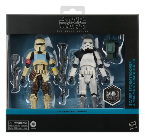 Jucarii - Star Wars: Battlefront Black Series Action Figure 2-Pack Scarif Stormtrooper & Magma Stormtrooper 15 cm