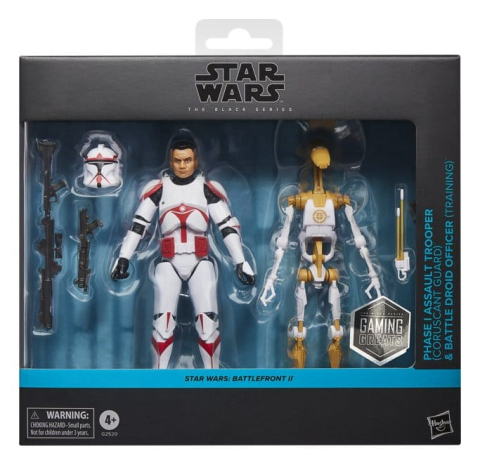 Star Wars: Battlefront II Black Series Action Figure 2-Pack Phase I Assault Trooper & Battle Droid Officer 15 cm [1]