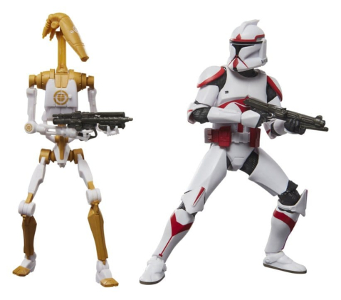 Star Wars: Battlefront II Black Series Action Figure 2-Pack Phase I Assault Trooper & Battle Droid Officer 15 cm [15]