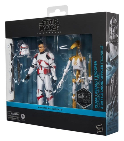Star Wars: Battlefront II Black Series Action Figure 2-Pack Phase I Assault Trooper & Battle Droid Officer 15 cm [3]