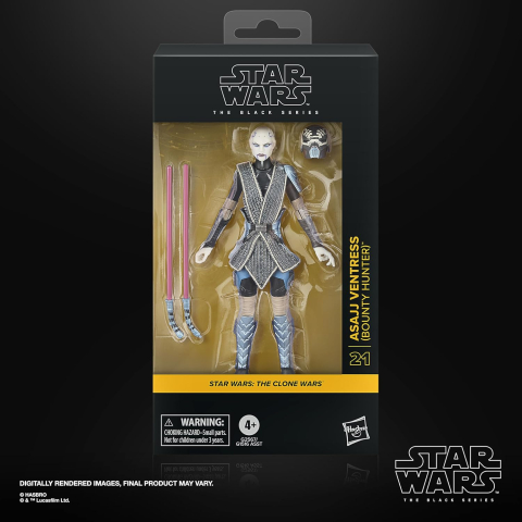 Figurine - Star Wars Black Series Asajj Ventress Bounty Hunter 15cm
