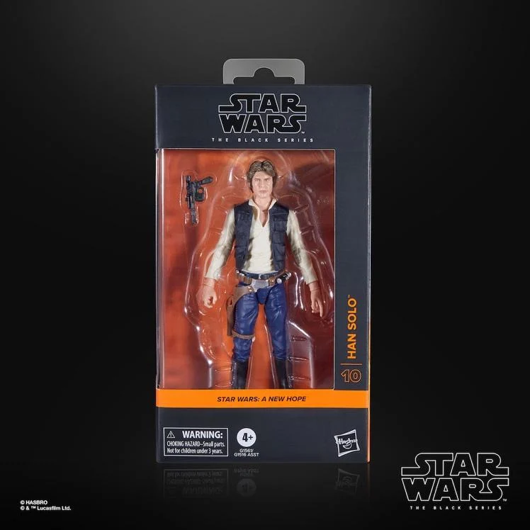 Figurine - Star Wars Black Series – Han Solo Figurina 15 cm (A New Hope)