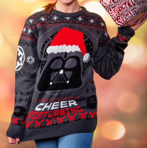 Fashion & Accessories - Star Wars Christmas Sweater Darth Vader Size XXXL