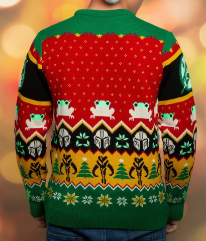 Fashion & Accessories - Star Wars Christmas Sweater The Child Size XXXL