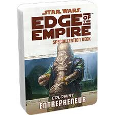 RPG si altele - Star Wars Edge of the Empire: Entrepreneur Specialization Deck