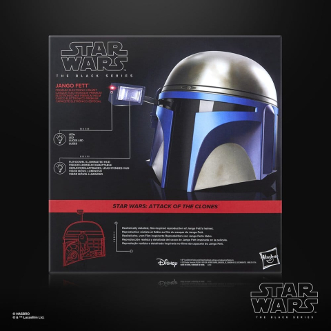 PRECOMENZI - Star Wars Episode II Black Series Electronic Helmet Jango Fett