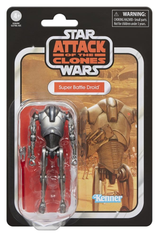 PRECOMENZI - Star Wars Episode II Vintage Collection Action Figure Super Battle Droid 10 cm