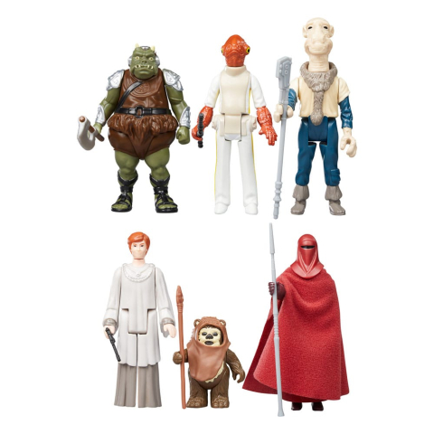 PRECOMENZI - Star Wars Episode VI Retro Collection Action Figure 6-Pack 10 cm