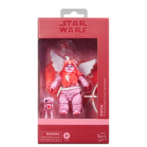 Star Wars figurine - Star Wars Ewok Valentine’s Day Edition Black Series Figurina 15 cm