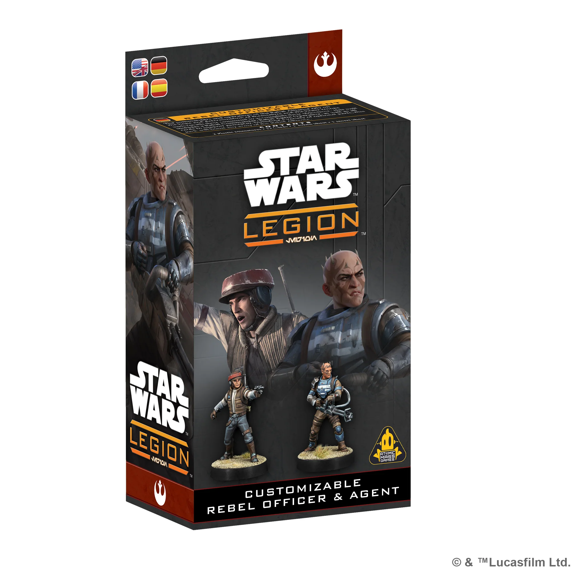 Board Games - Star Wars Legion – Customizable Rebel Officer & Agent Expansion