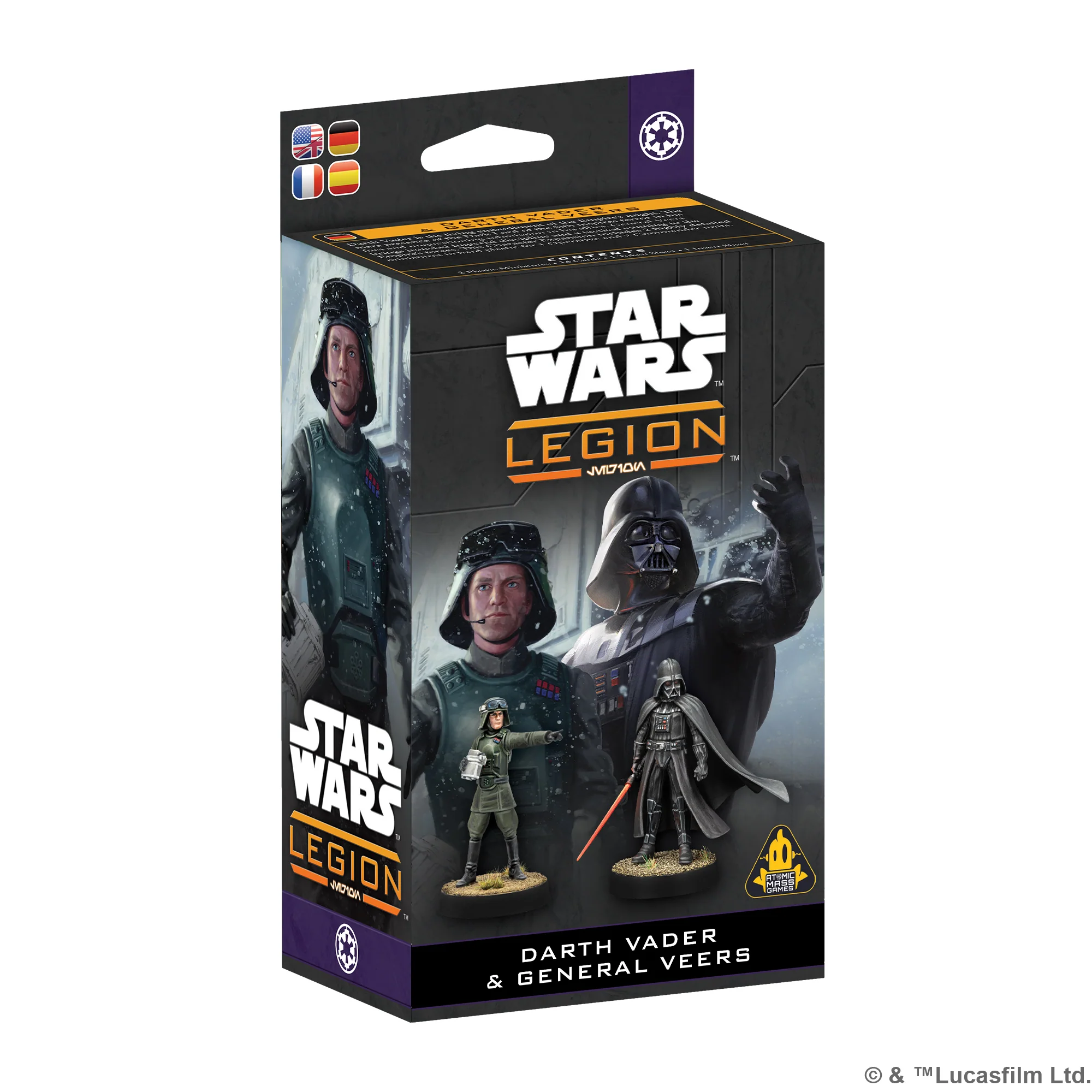 Board Games - Star Wars Legion – Darth Vader & General Veers Character Expansion