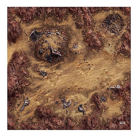 Accesorii pentru boardgames - Star Wars Legion: Desert Junkyard Gamemat