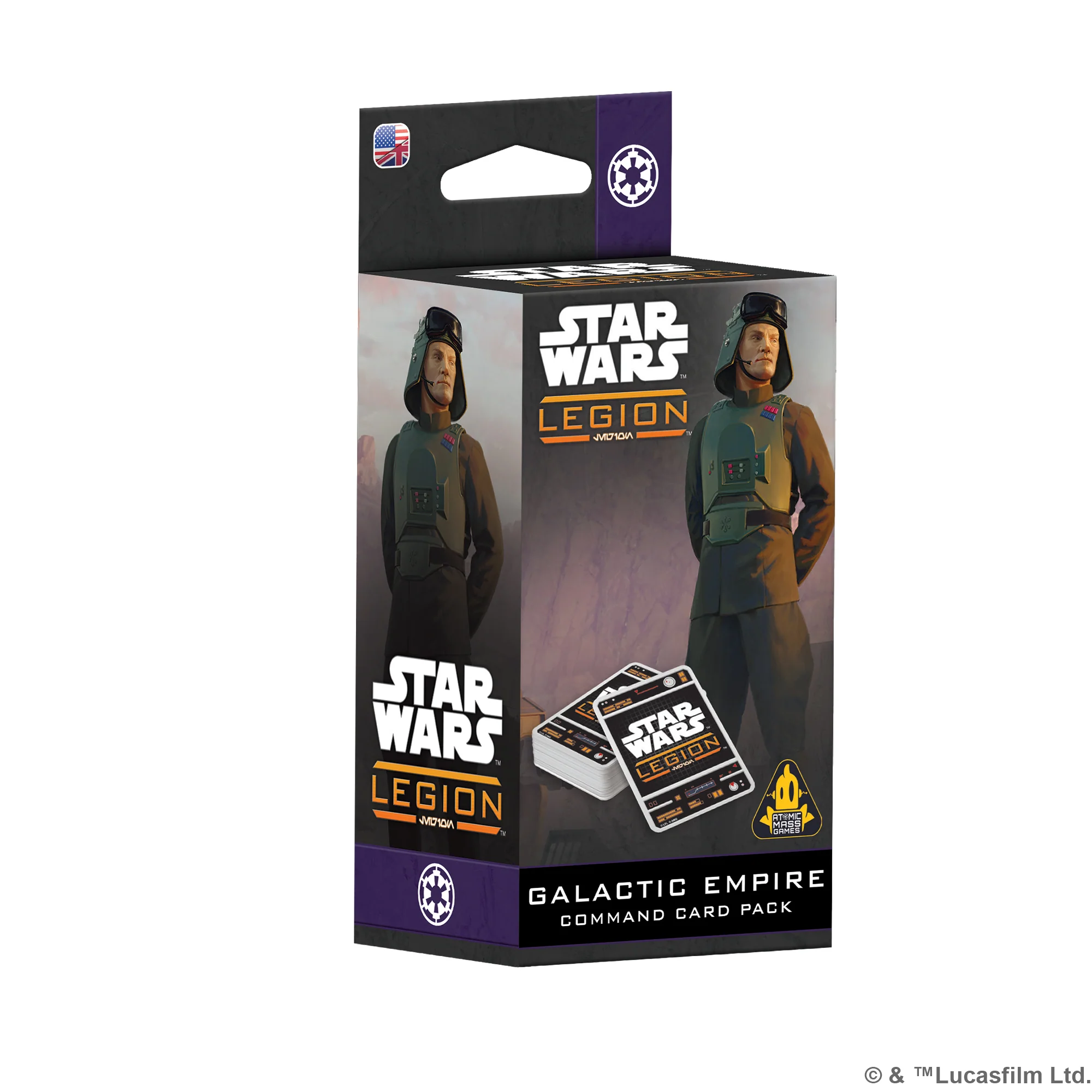 Board Games - Star Wars Legion Galactic Empire Command Card Pack