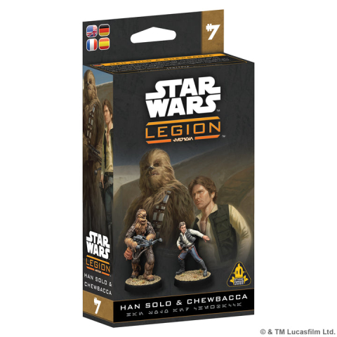 Board Games - Star Wars Legion: Han Solo & Chewbacca Scoundrel