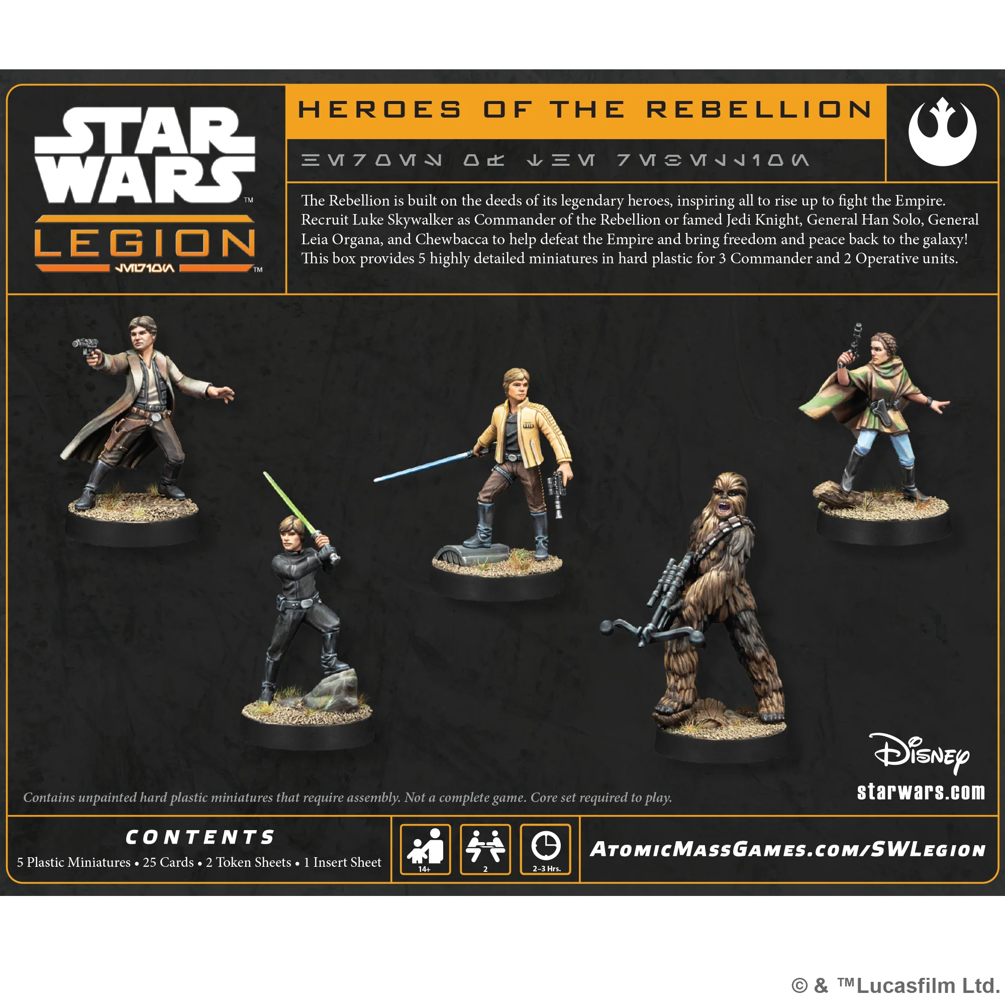 Star Wars Legion – Heroes of the Rebellion Character Pack [1]