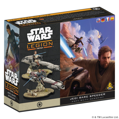 Board Games - Star Wars Legion: Jedi General on BARC Speeder