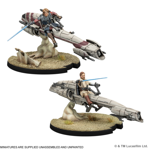 Star Wars Legion: Jedi General on BARC Speeder [2]