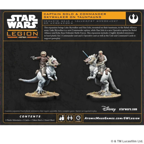 Star Wars Legion Luke Skywalker si Han Solo pe Tauntaun Expansion [1]