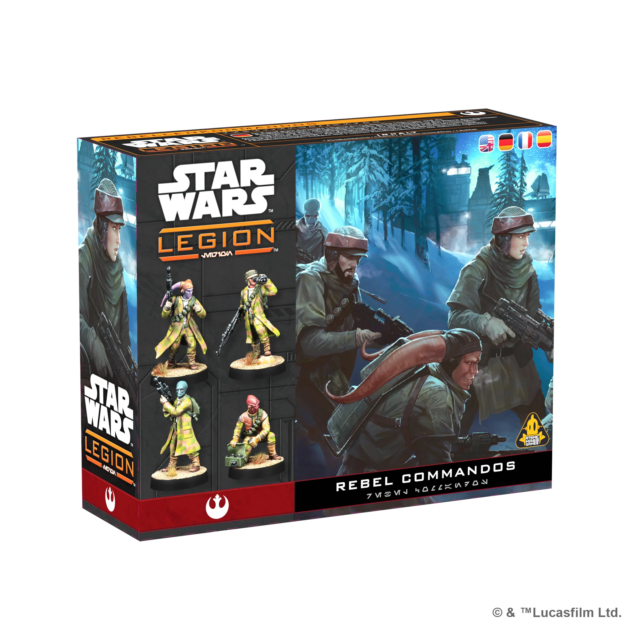 Board Games - Star Wars: Legion – Rebel Commandos (Unit Expansion)