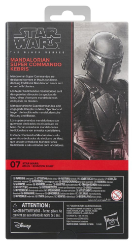 Star Wars: Maul - Shadow Lord Black Series Action Figure Mandalorian Super Commando Kebris 15 cm [2]