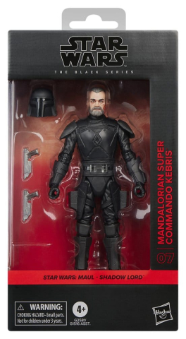 PRECOMENZI - Star Wars: Maul - Shadow Lord Black Series Action Figure Mandalorian Super Commando Kebris 15 cm