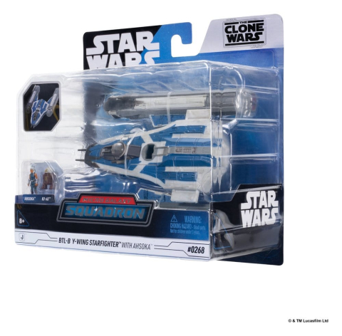 Star Wars Medium Vehicle & Figure set BTL-B Y-wing & Ahsoka & R7-A7 [5]