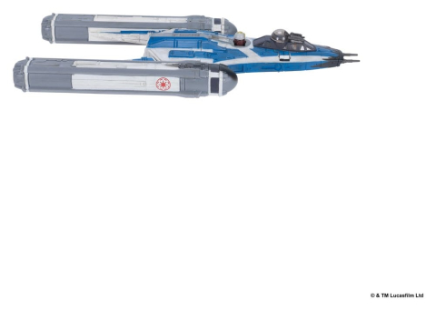 Star Wars Medium Vehicle & Figure set BTL-B Y-wing & Ahsoka & R7-A7 [10]