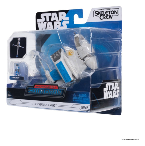 Star Wars Medium Vehicle & Figure set New Republic B-wing & B-Wing Pilot [3]
