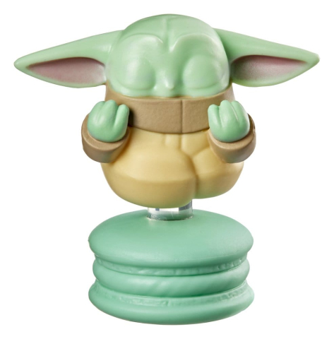 Star Wars Mini Figures 4 cm Grogu Snack Attack Series 1 Blind Box Display (24) [5]
