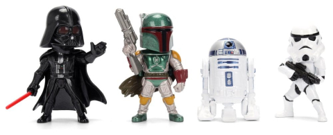 Noutati - Star Wars Mini Figures Wave 1 - Set 4 Figurine Metalice 6,5 cm