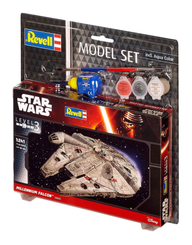 Jucarii - Star Wars Model Kit 1/241 Model Set Millennium Falcon 10 cm
