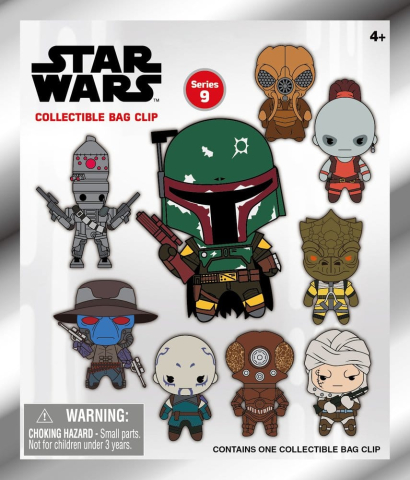 Star Wars Most Wanted Bounty Hunters 3D PVC Bag Clips Series 1 Display (24) [1]