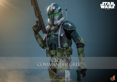 PRECOMENZI - Star Wars Movie Masterpiece Action Figure 1/6 Clone Commander Gree 30 cm