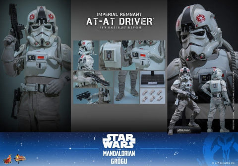 Star Wars Movie Masterpiece Action Figure 1/6 Imperial Remnant AT-AT Driver 30 cm [15]