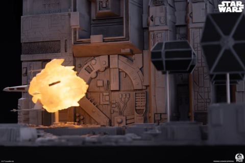 Star Wars Movie Moments Mini Scale Diorama Trench Run 23 cm [9]