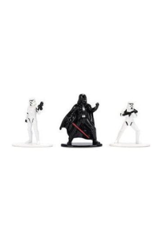 Star Wars Nano Metalfigs Darth Vader & Stormtroopers 3-Pack 4 cm [1]